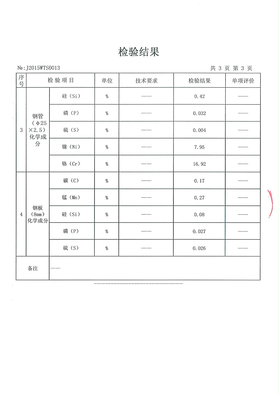 加藥裝置檢驗(yàn)報(bào)告4