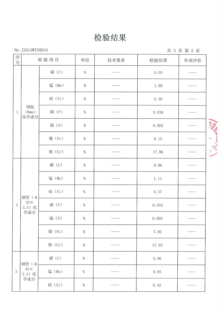 煤灰取樣器檢驗報告3